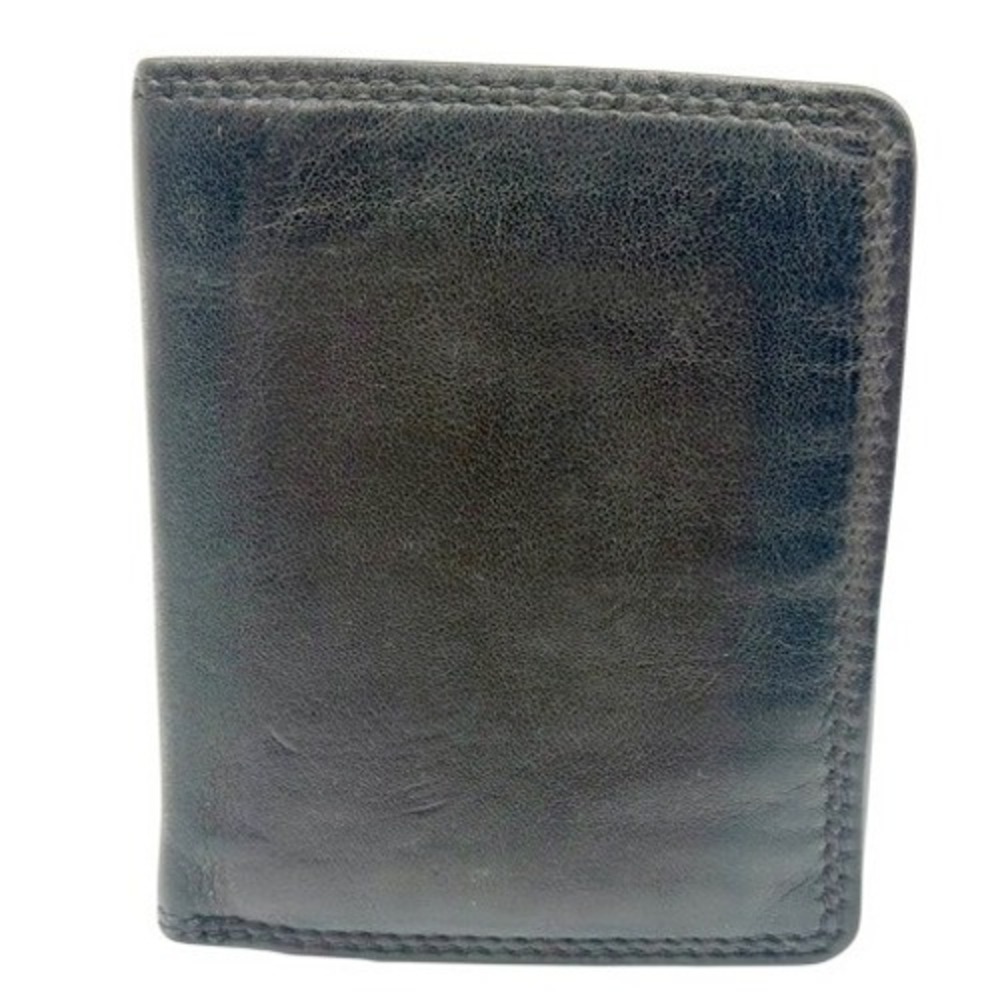 Spaghetti Western Black Leather Bifold Wallet‎ Supple leather NWT